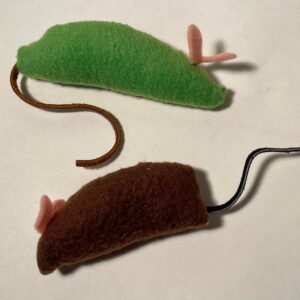 Cat nip mouse toy two pack product image