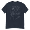 Calico Cat Line Art Shirt - Image 3
